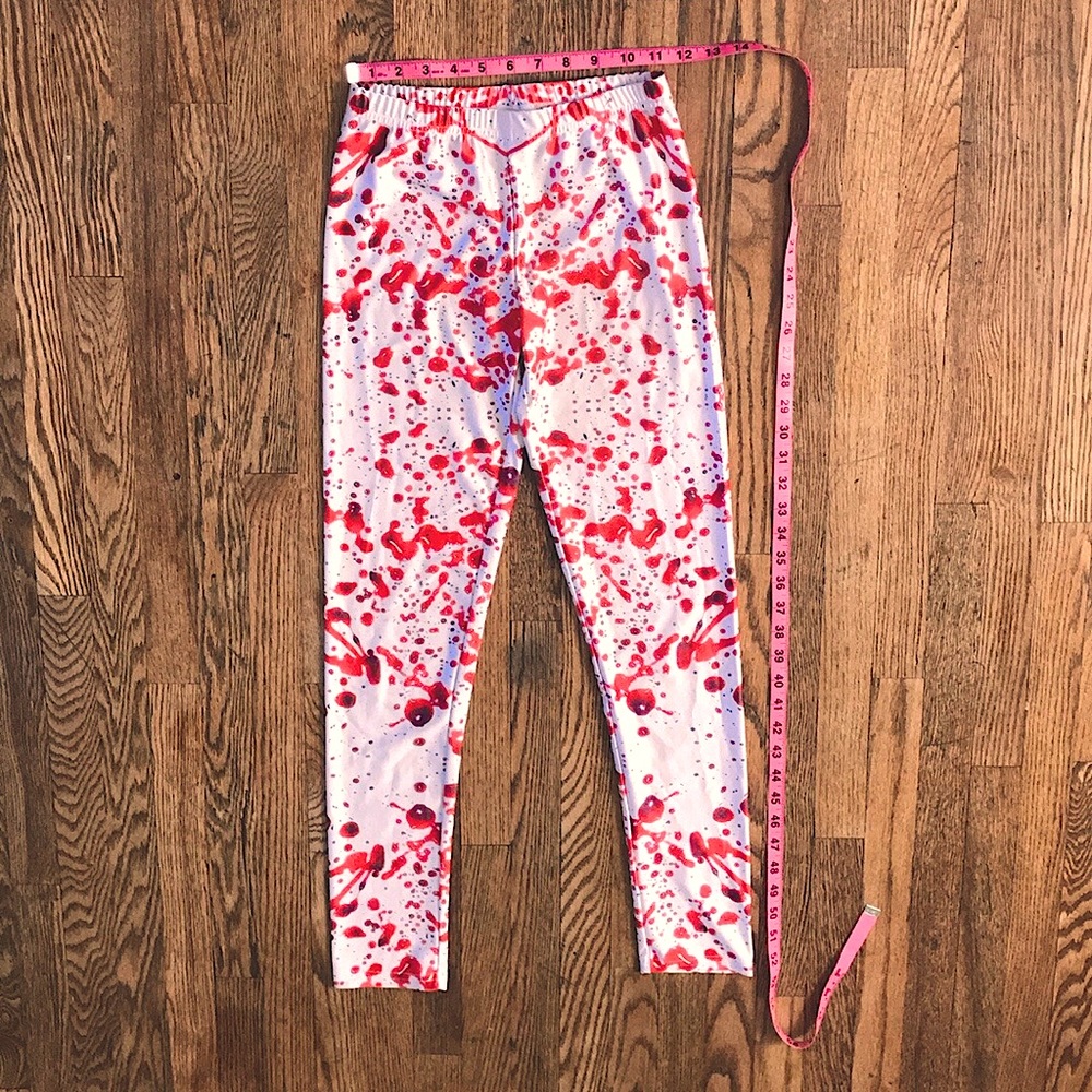 Blood splatter leggings
